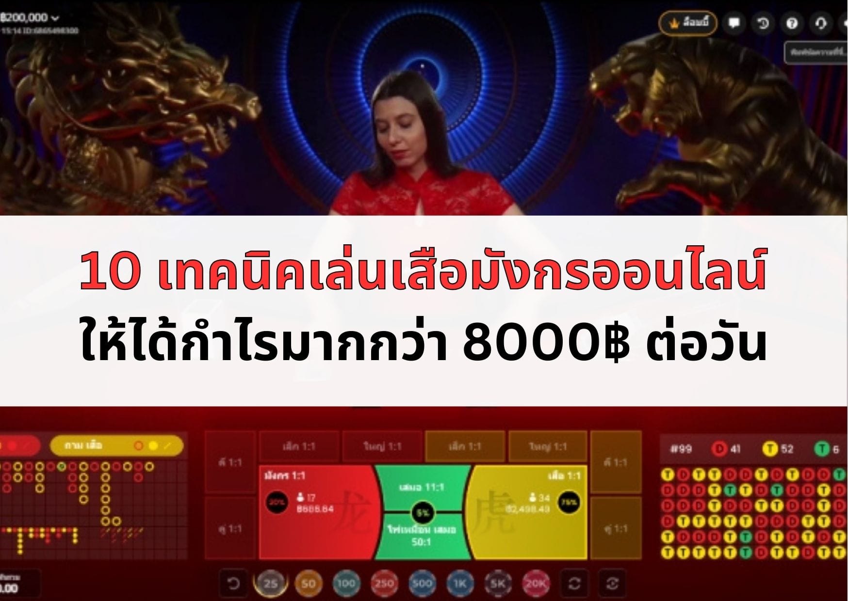 ภาพหน้าปกบทความของเทคนิคเล่นเสือมังกร