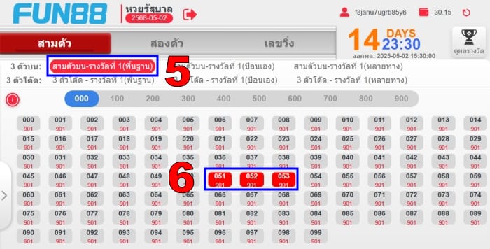 เดิมพันหมายเลข วิธีเล่น หวยออนไลน์